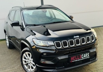 Jeep Compass II SUV Facelifting 1.3 GSE T4 130KM 2021 Jeep Compass LIFT 1,3 T4 Multi Led Virtual Tacho Skora Navi Kamera Reling, zdjęcie 8
