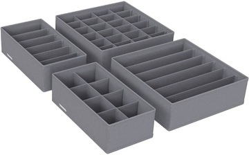 ORGANIZER NA BIELIZNĘ SKARPETKI DO SZUFLADY ZESTAW