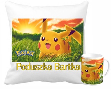 Prezent dla gracza POKEMON,PIKACZU zestaw + imię