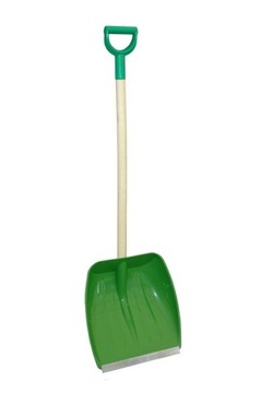 Łopata do zboża i śniegu, 114 cm, z tworzywa, z li