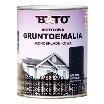 GRUNTOEMALIA AKRYLOWA BATO OCYNK GRAFIT 7024 0,8L