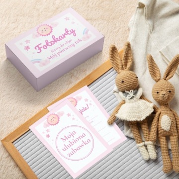 ФОТОКАРТЫ ПЕРВЫЙ ГОД ЖИЗНИ РОЗОВАЯ КОРОБКА Z2