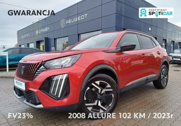 Peugeot 2008 II SUV 1.2 PureTech 100KM 2023 Peugeot 2008 216 Allure 102 KM I wl. GWARANCJA FV23 1.2 Benzyna