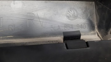 5LA854940 LIŠTA DVEŘE PRAVÁ PŘEDNÍ SKODA ENYAQ ŠEDÁ