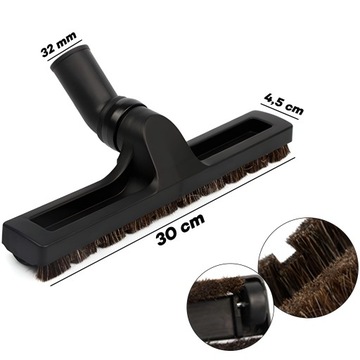 ПРИСОСНАЯ ЩЕТКА ДЛЯ ПАРКЕТНЫХ ПАНЕЛ, НАТУРАЛЬНАЯ ЩЕТИНА