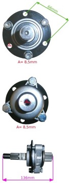 ступица ножа MANDRELA MTD 753-05405
