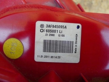 PASSAT B7 KOMBI 3AF VW SVĚTLO ZADNÍ LEVÝ JEHLA