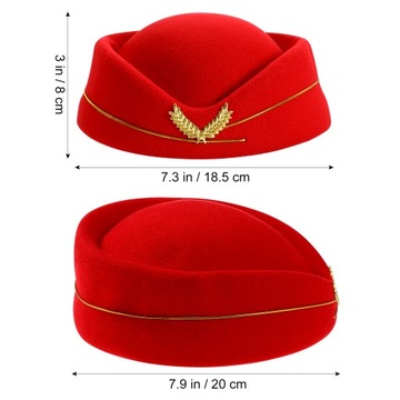 Модная шапочка стюардессы Костюм пилота