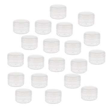 20шт 5 мл/20 мл пустые пластиковые банки косметические контейнеры банки по 5 г