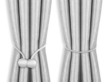 ДЕКОРАТИВНЫЕ ПРЯЖКИ, ЗАЖИМЫ ПИН-АП ДЛЯ ШТОР, ШТОР, С СИЛЬНЫМ МАГНИТОМ