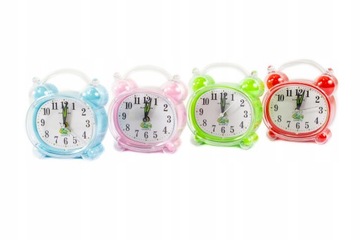 ЦВЕТНЫЕ ЧАСЫ С БУДИЛЬНИКОМ Разные цвета