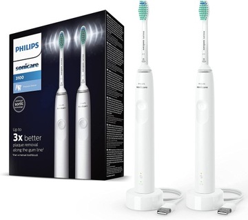 Szczoteczki Philips Sonicare HX3675/13 Białe 2 szt
