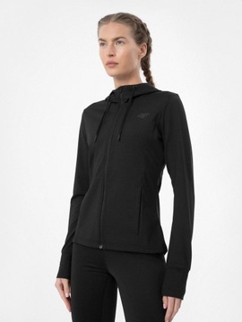 BLUZA TRENINGOWA DAMSKA 4F BLDF350 CZARNY XS