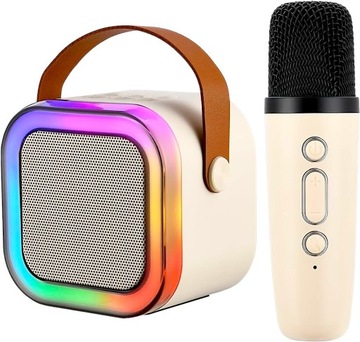 Микрофон KARAOKE KIT со светодиодным динамиком Bluetooth RGB