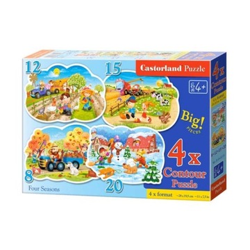 CASTORLAND PUZZLE 4 PORY ROKU 4W1