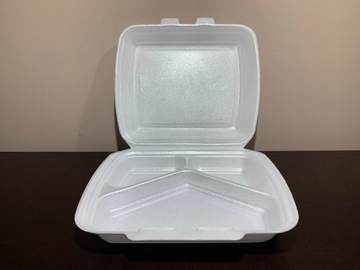 Коробка меню LinPac, 3 части, 250 шт.