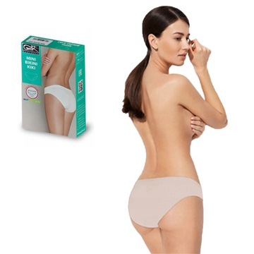 Gatta Figi Kiki Mini Bikini bezszwowe L beżowe