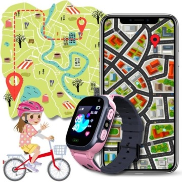 УМНЫЕ ЧАСЫ ДЛЯ ДЕТЕЙ СМАРТБЭНД ЧАСЫ GPS-ЛОКАТОР КАМЕРА SIM-КАРТА