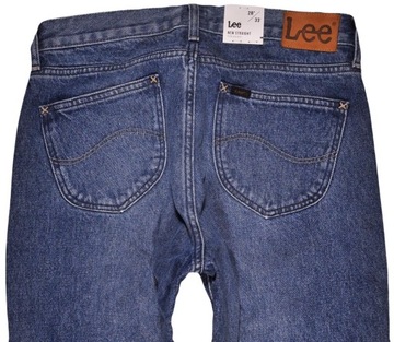 LEE spodnie HIGH blue jeans NEW STRAIGHT W28 L29