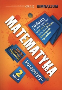 Matematyka GIM KL 2 Korepetycje /Greg