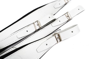 НАБОР ШИРОКИХ БЕЛЫХ/ЧЕРНЫХ ремней и лямок для аккордеона 120 б