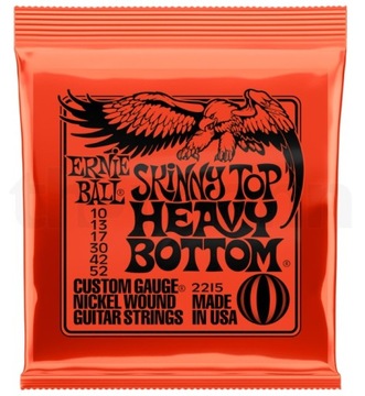 Struny do gitary elektrycznej Ernie Ball EB 2215 10/52