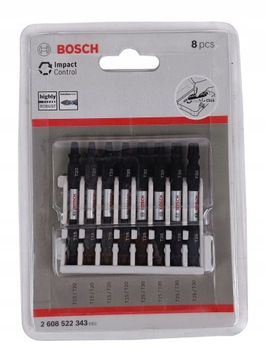Zestaw bitów dwustronnych Bosch Impact Control x8