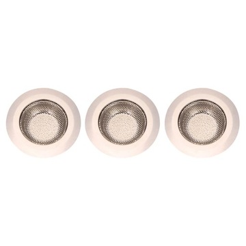 3-Pack kuchenne sitko do zlewu filtr odwadniający ze stali nierdzewn~19314