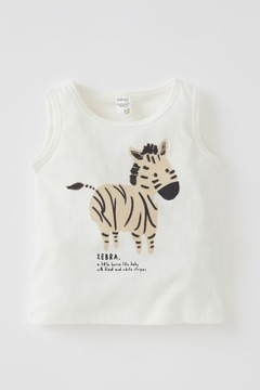 LC21307 *DEFACTO TOP Z NADRUKIEM ZEBRA 104