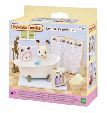 Sylvanian Families - Łazienka zestaw z wanną i prysznicem
