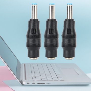3 szt. złącze zasilacza 5,5x2,1mm wtyk do ładowarki męskiej 4,5x3,0 do lapt