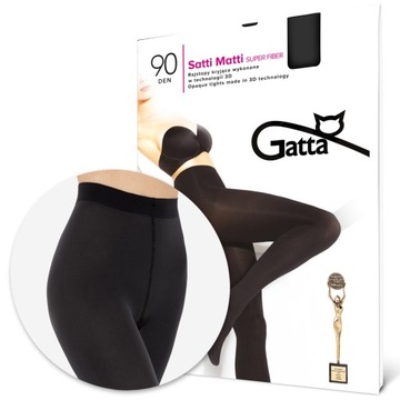 Rajstopy Gatta Satti Matti 90 den Nero r. 3-M