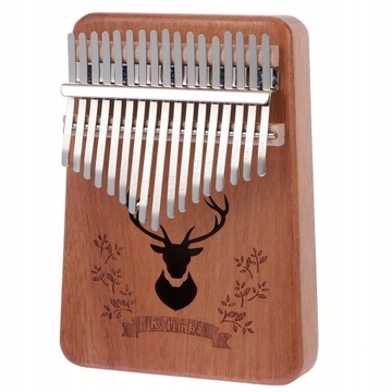 Mbira Finger Piano Fortepian 17 klawiszy