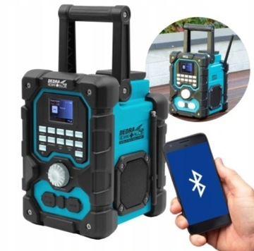 DEDRA RADIO BUDOWLANE DED7006BT DAB+/FM BLUETOOTH