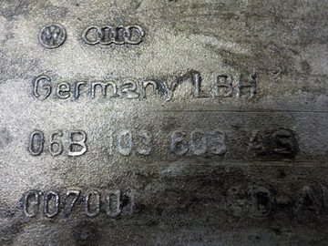 AUDI A4 B7 GOLF 2.0 TFSI 07R VANA OLEJE 06B103603AS