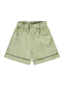 GUESS Szorty materiałowe J3GD03 WE8R0 Zielony Relaxed Fit