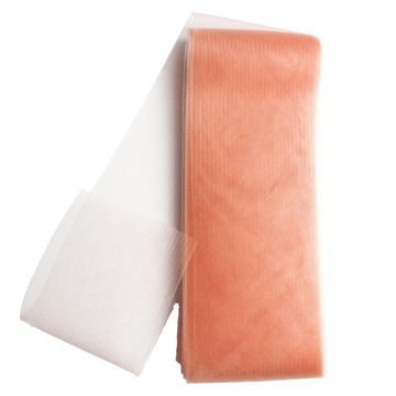 Свадебная кринолиновая тесьма длиной 8 см цвета шампанского.