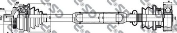 299111 POLOOSA POHONNÁ VW -P