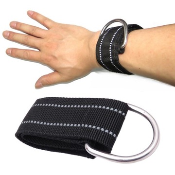 Регулируемый поводок для дайвинга с ремешком на запястье, ширина 4 см, черный.