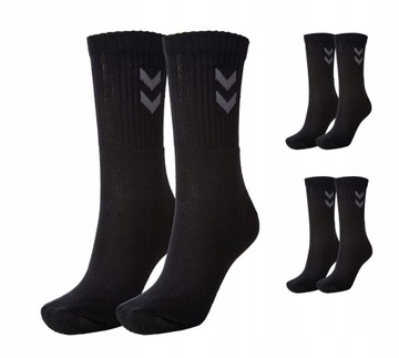 SKARPETY SPORTOWE HUMMEL 3-PAK CZARNE ROZM. 46-48
