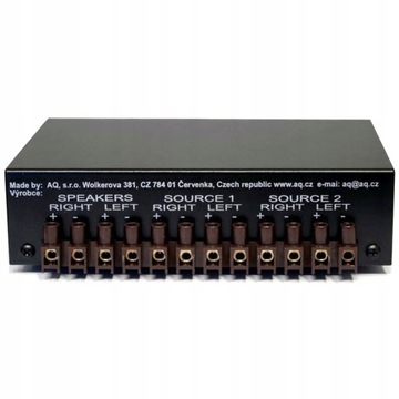ПЕРЕКЛЮЧАТЕЛЬ-УСИЛИТЕЛЬ ДЛЯ ДИНАМИКОВ АКУСТИЧЕСКОГО КАЧЕСТВА AQ32