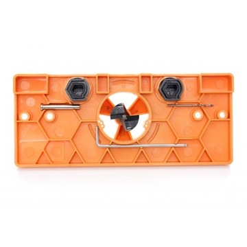 ШАБЛОН ДЛЯ СВЕРЛЕНИЯ ОТВЕРСТИЙ ПОД ПЕТЛИ + набор сверл - Kraft&Dele