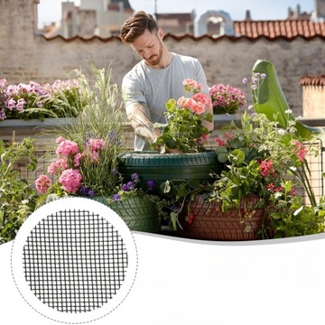 СЕТКА НА ДОНЕ ГОРШКА БОНСАЙ, ДЫШАЩАЯ