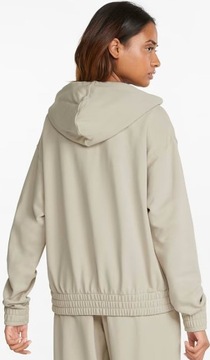 Bluza damska Puma Her Hoodie r.L z kapturem beżowa