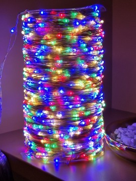МИКРО СВЕТОДИОДНЫЕ РОЖДЕСТВЕНСКИЕ ОГНИ 1000 LED - 100 МЕТРОВ