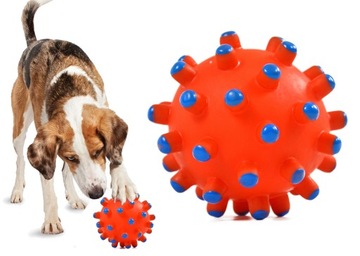 GRYZAK GUMOWA PIŁKA KULA DENTABALL ZABAWKA DLA PSA
