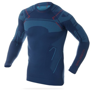 Techniczna koszulka sportowa terkoamtywna bluza BRUBECK THERMO dla Niego XL