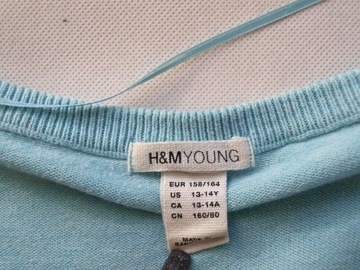 H&M YOUNG rozpinany sweterek __ 158 / 164 _ XS / S