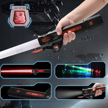 СВЕТЯЩИЙСЯ СВЕТОВОЙ САББ С ИГРУШЕЧНЫМ ЗВУКОМ RGB