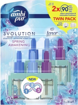 AMBI PUR ODŚWIEŻACZ POWIETRZA 3VOLUTION SPRING AWAKENING LENOR 2 X 20 ML